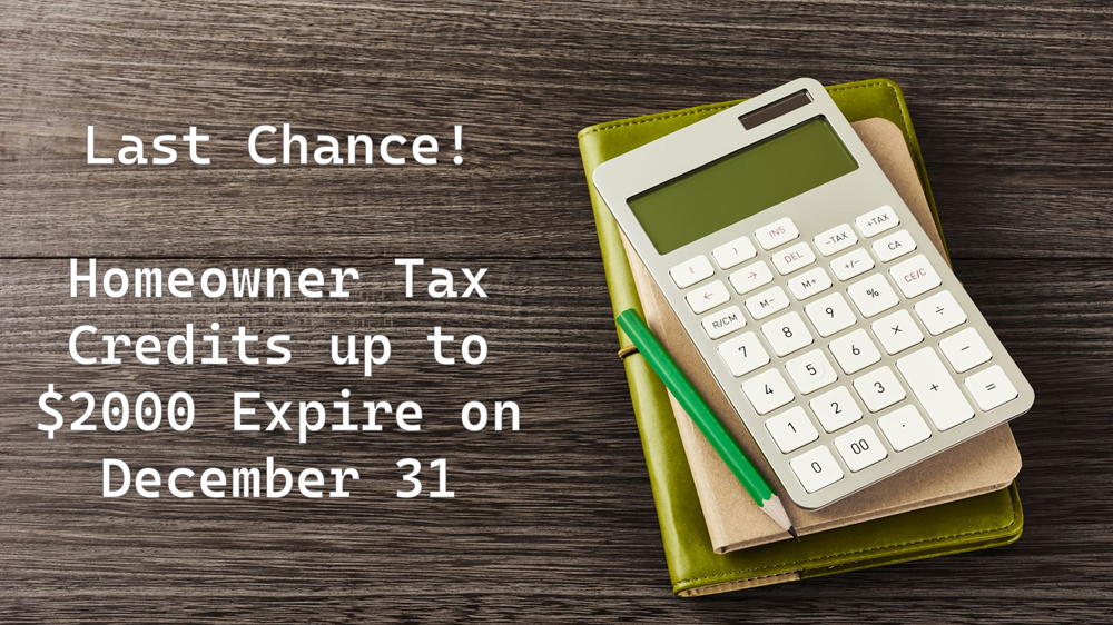 Tax Credit Expiration