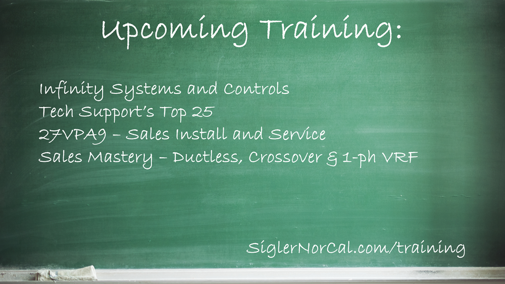 Upcoming Training