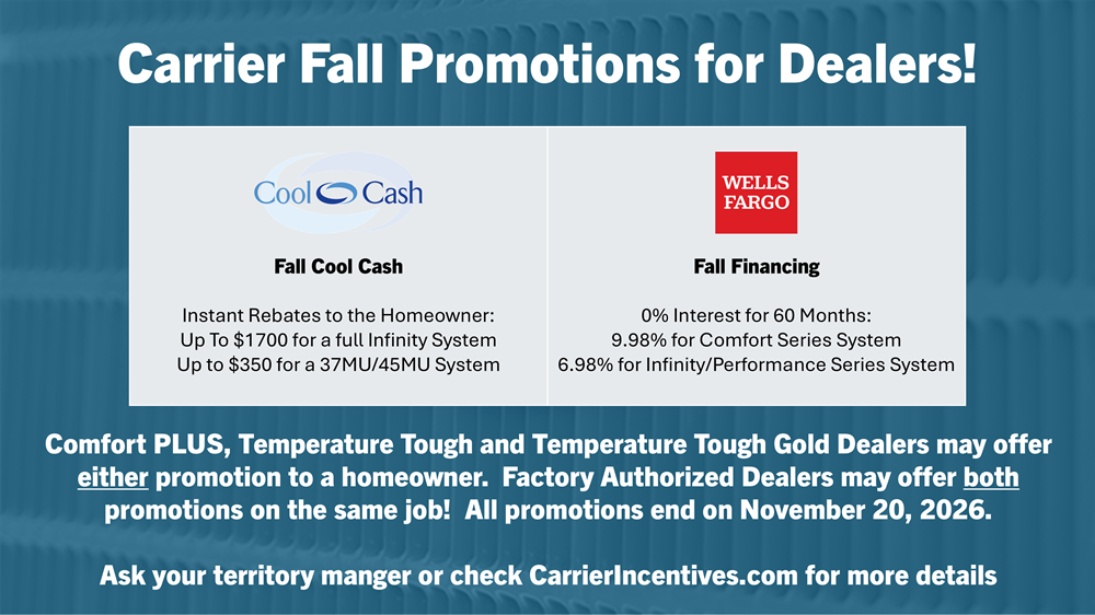 Fall Promos